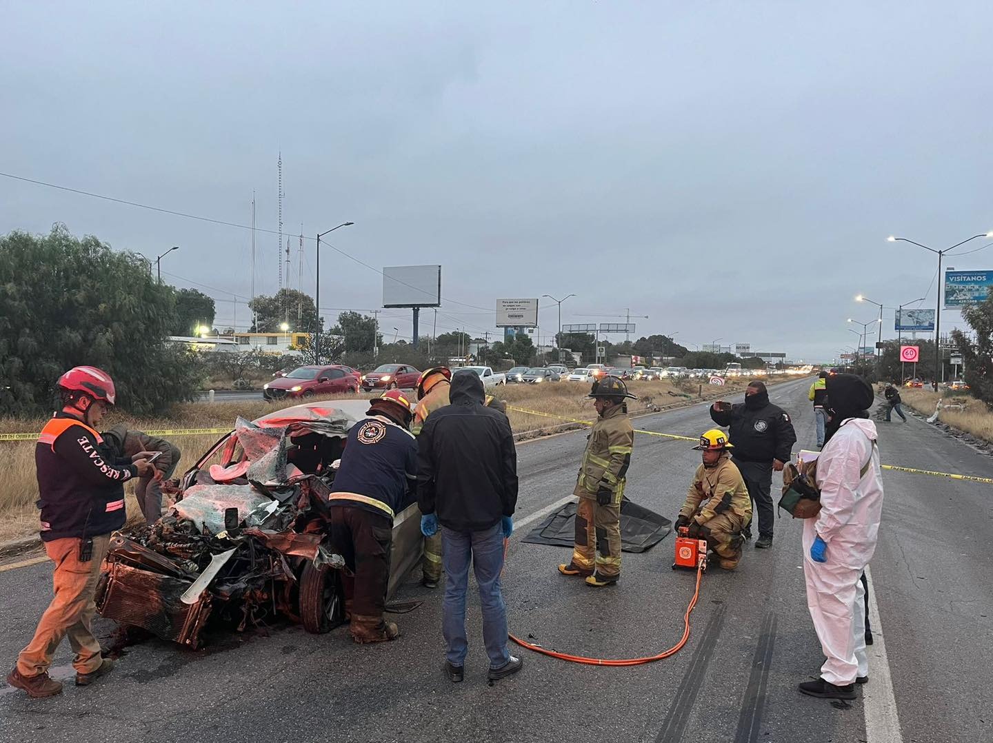 Trágico accidente en carretera a México deja dos muertos
