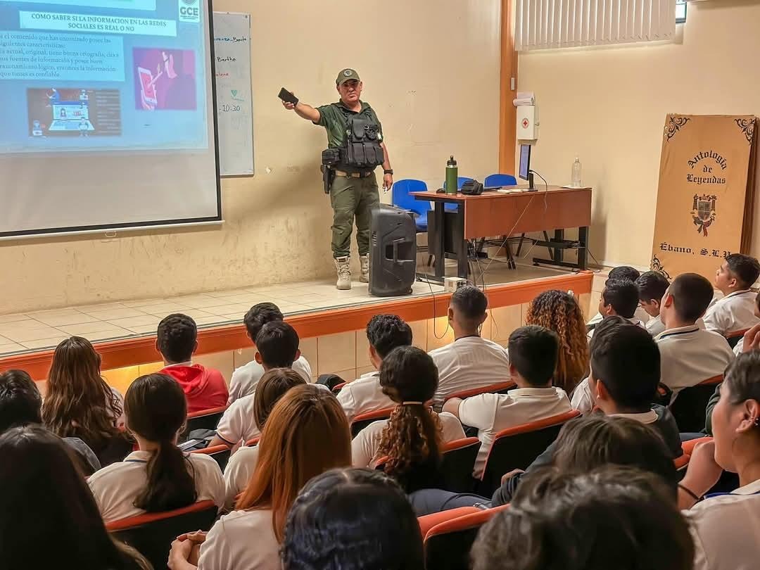 SSPC fortalece la prevención del delito en escuelas potosinas