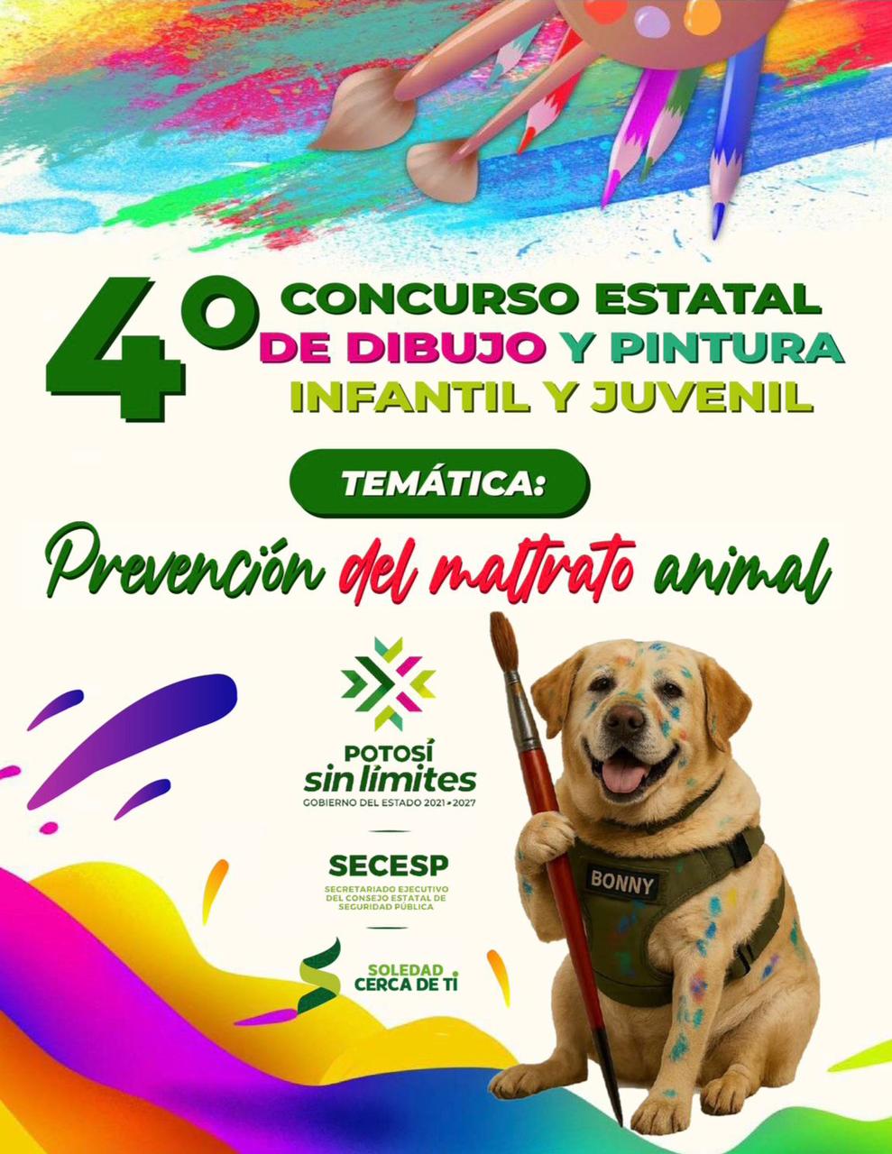 Invita Soledad a participar en el Concurso Estatal de Dibujo y Pintura 2025