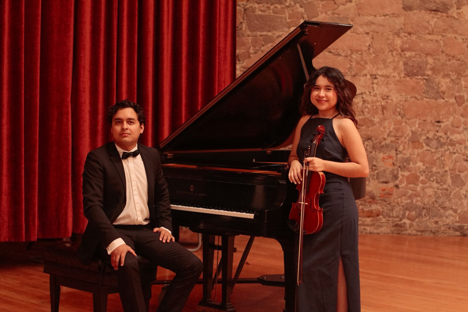 Concierto de violín y piano se presentará en el Cossío este 26 de julio