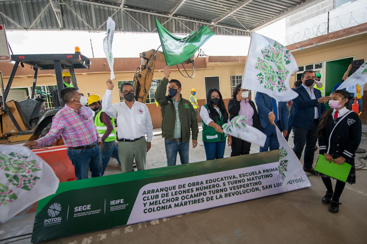 Arranca Gallardo modernización integral de escuela primaria