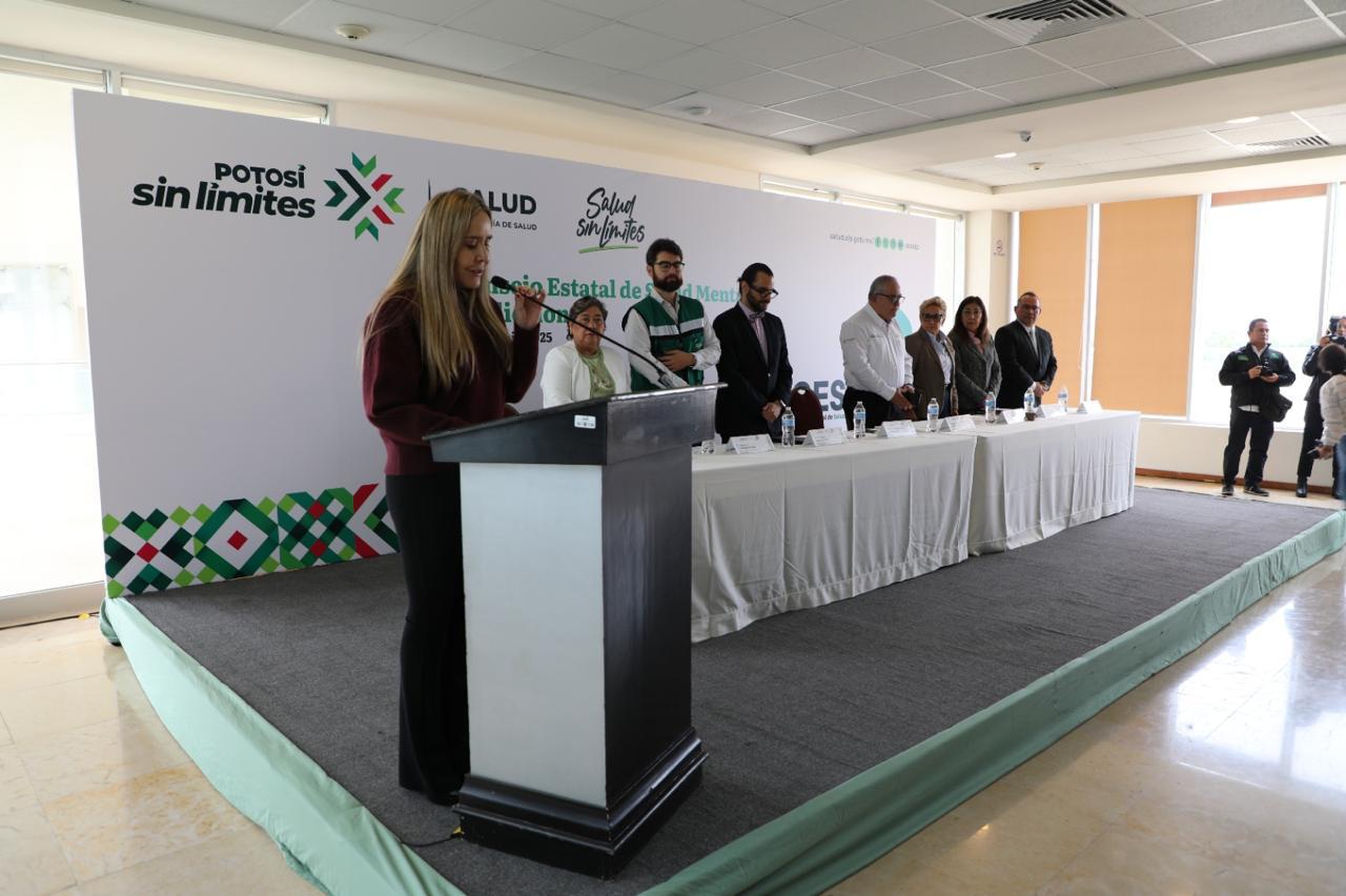Reinstalan el Consejo Estatal de Salud Mental y Adicciones en SLP